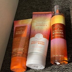 Bath & body Works sunshine mimosa set